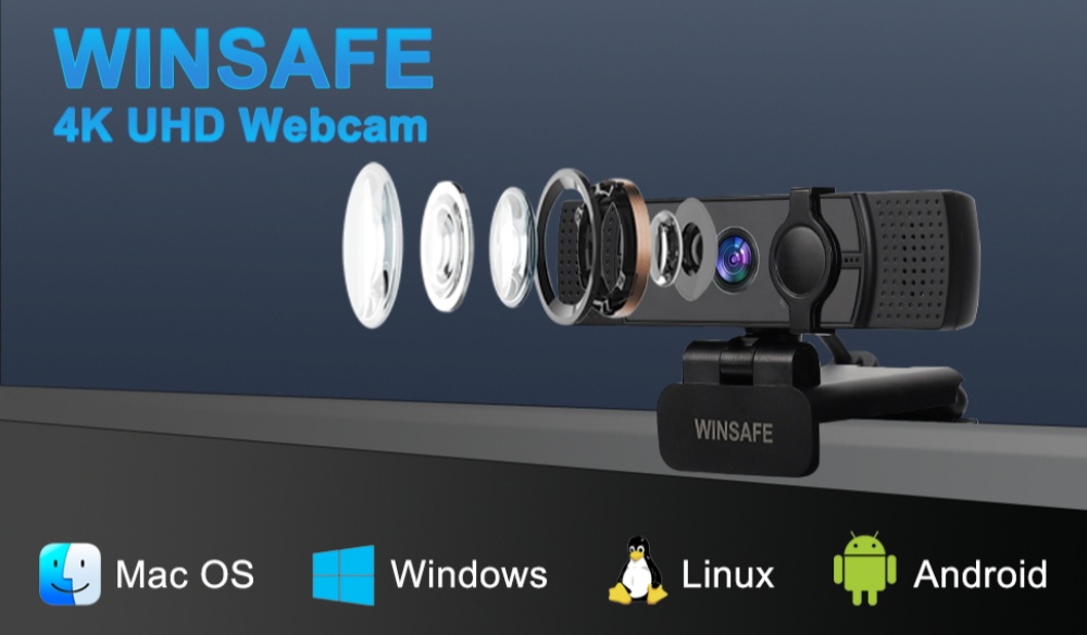 Κάμερα Web WINSAFE UHV-50H-U2 4K