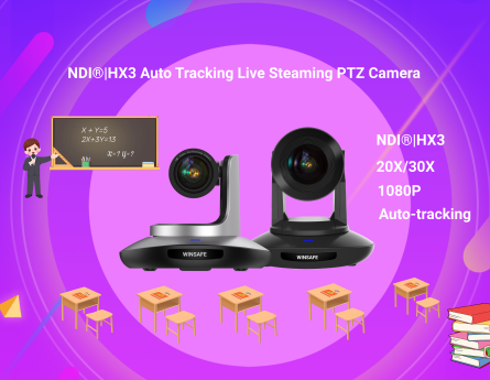 WINSAFE NDI®HX3 Auto Tracking Live Steaming Έκδοση κάμερας PTZ